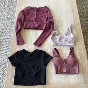 Women’s lot of tops and sports bras Aerie, Offline, Aeropostale, all in motion